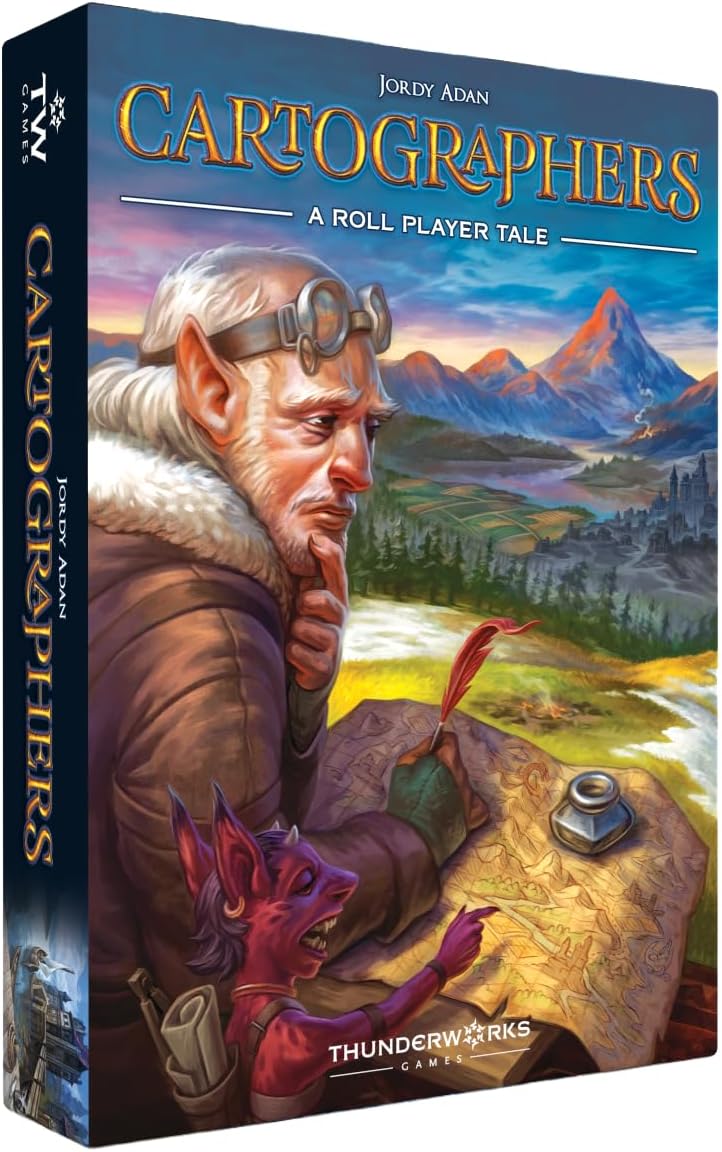 Cartographers: A Roll Player Tale Board Game