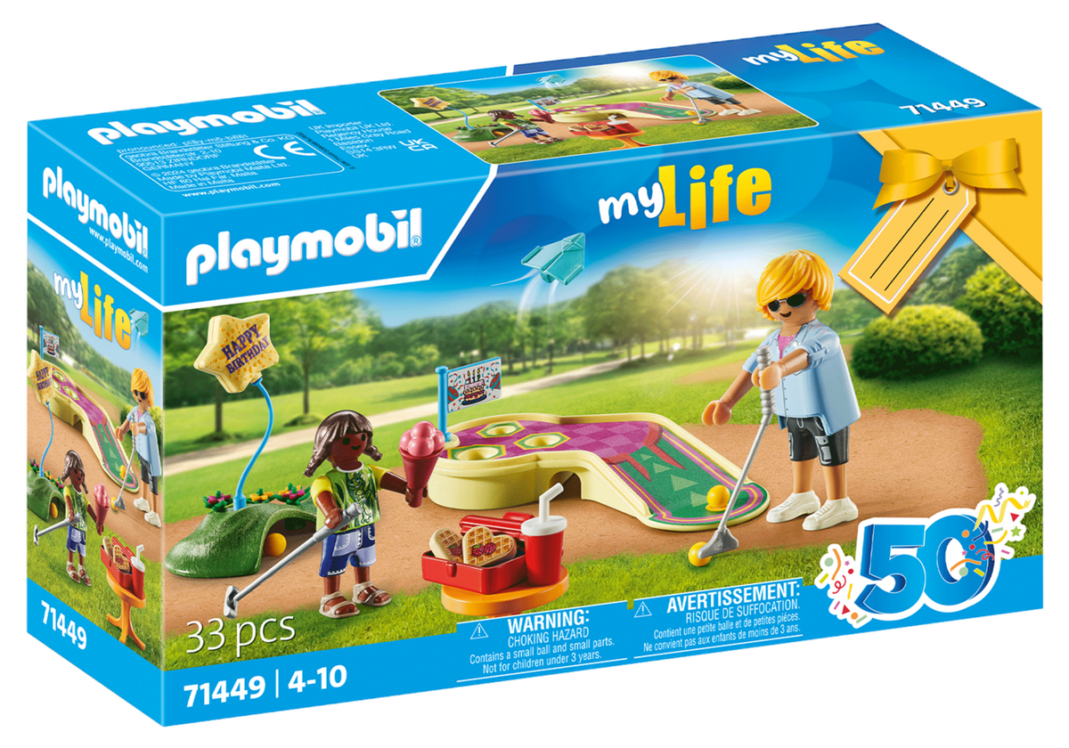 Playmobil My Life Mini Golf Gift Set 71449 in complete retail packaging
