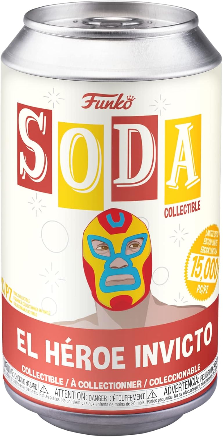 Funko Vinyl Soda: Marvel Luchadores - El Heroe Invicto (Iron Man)