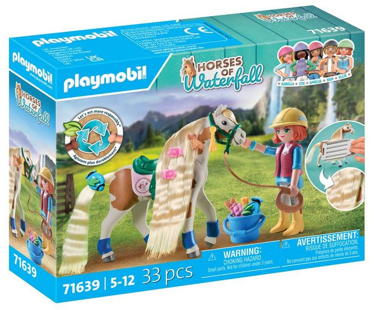 Playmobil Horses of Waterfall Ellie with Horse 71639 in complete retail packaging