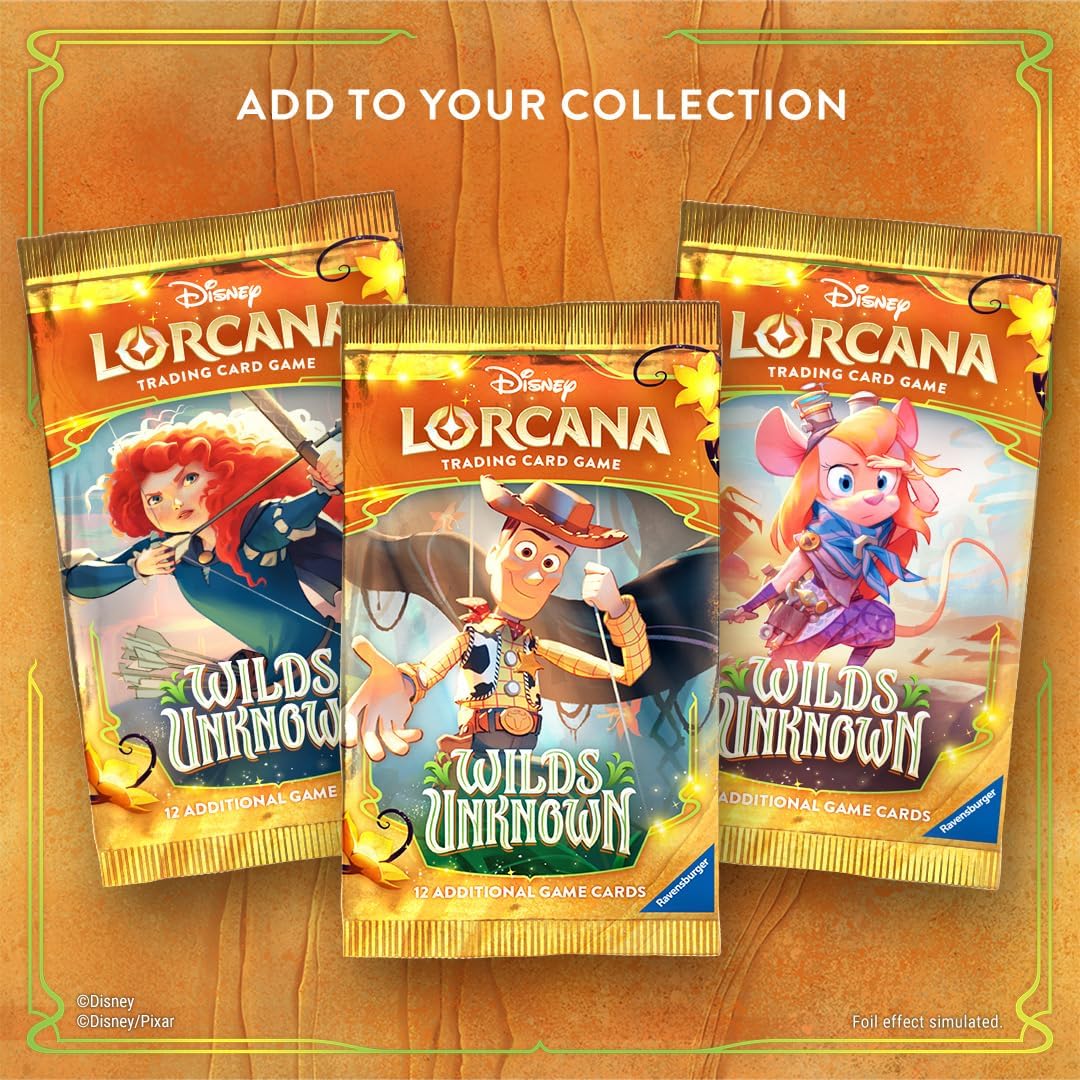 Disney Lorcana TCG: Wilds Unknown Booster Box (24 Packs)