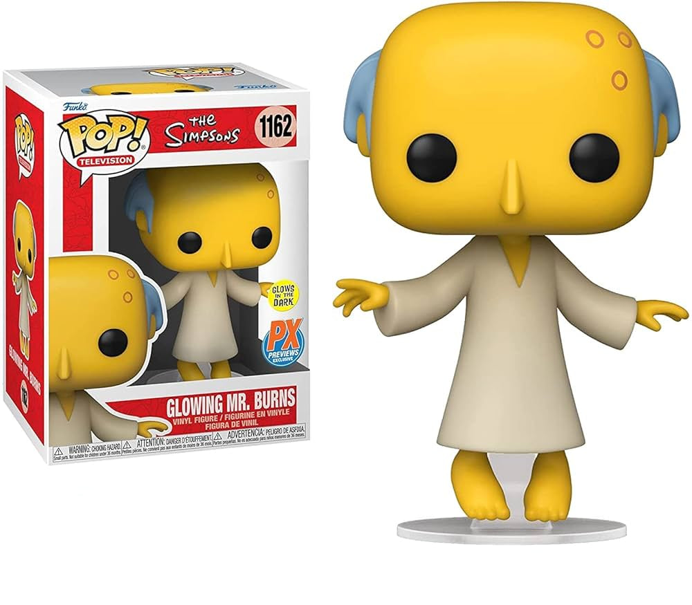 The Simpsons: Glowing Mr. Burns Funko (PX Exclusive) POP! Vinyl