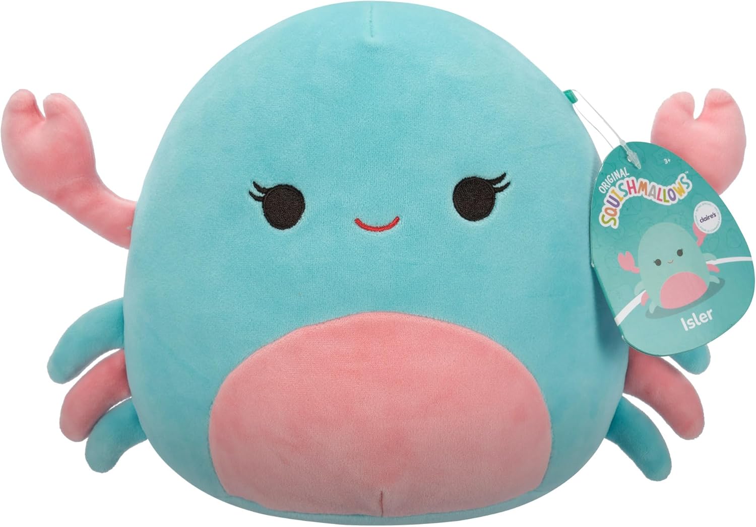 Original Squishmallows 8 inch Plush: Isler the Mint Crab