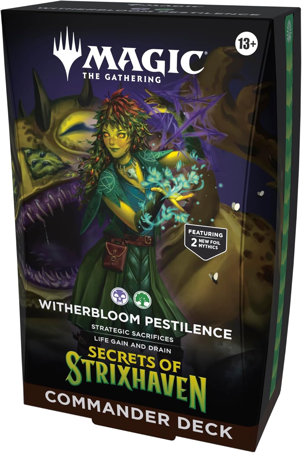Magic the Gathering: Secrets of Strixhaven Witherbloom Pestilence Commander Deck