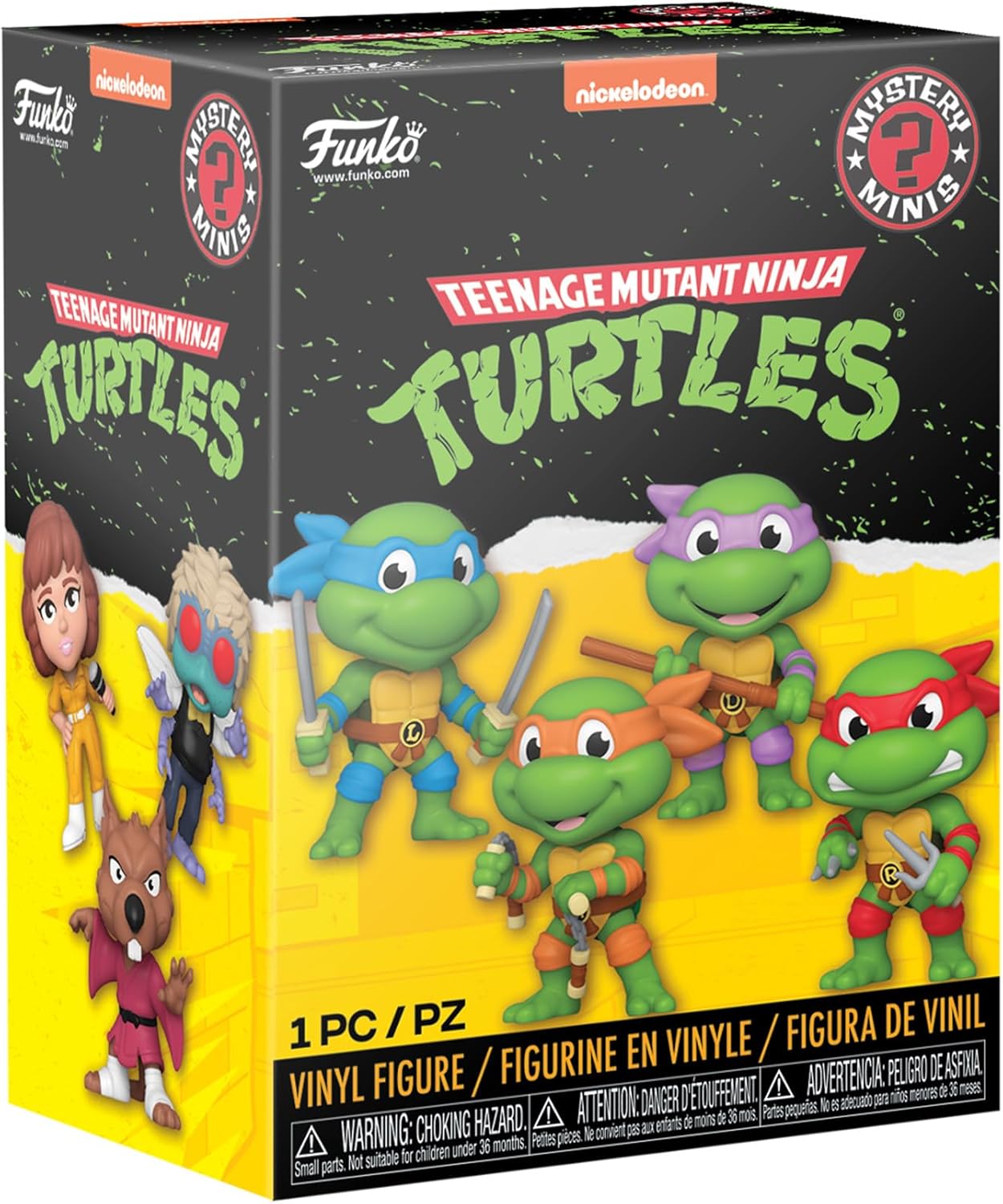 Funko Mystery Minis: Teenage Mutant Ninja Turtles (One Figure per Purchase)