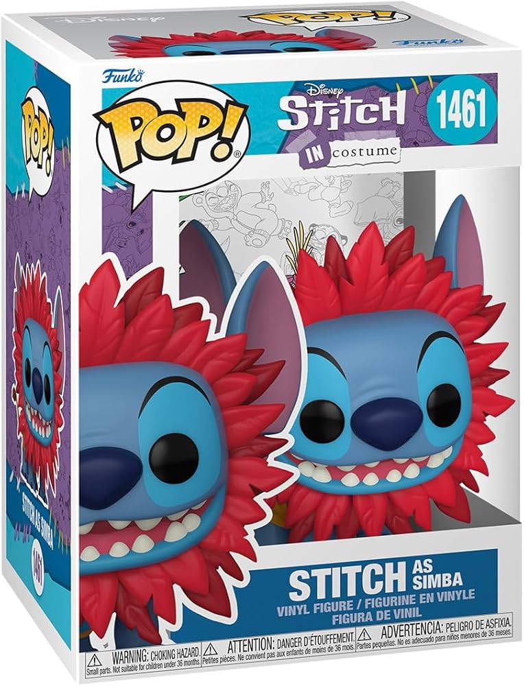 Disney: Stitch in Costume - Stitch as Simba Funko POP! Vinyl