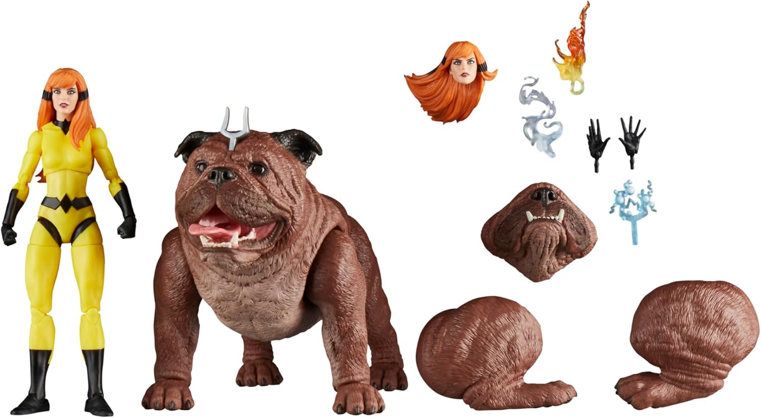 Marvel Legends Series: Inhumans - Crystal + Lockjaw