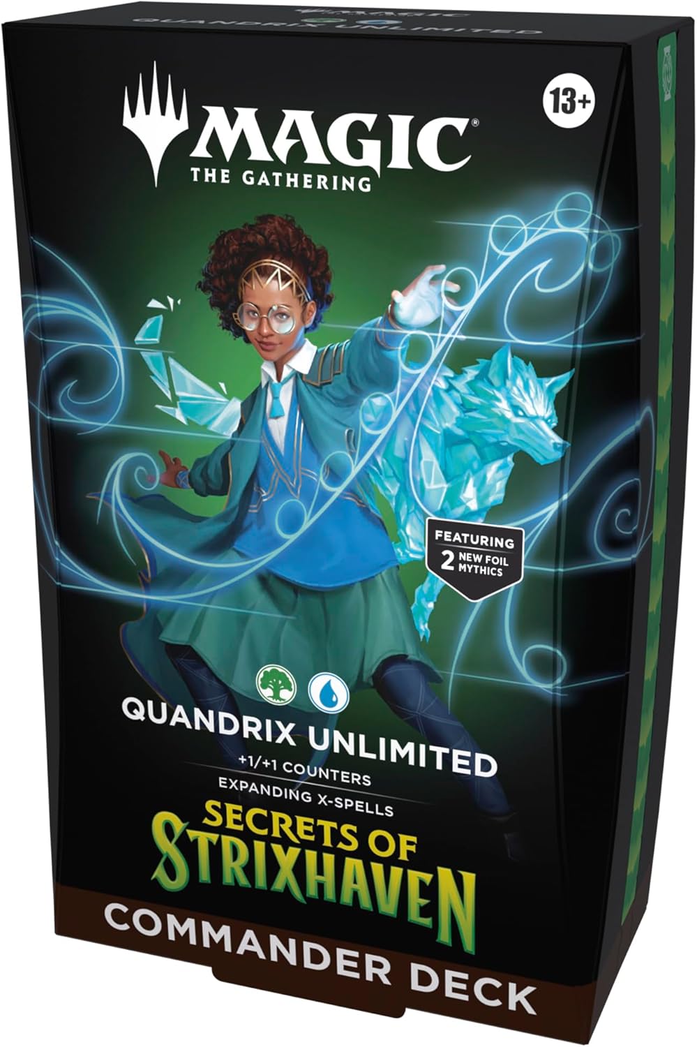 Magic the Gathering: Secrets of Strixhaven Quandrix Unlimited Commander Deck