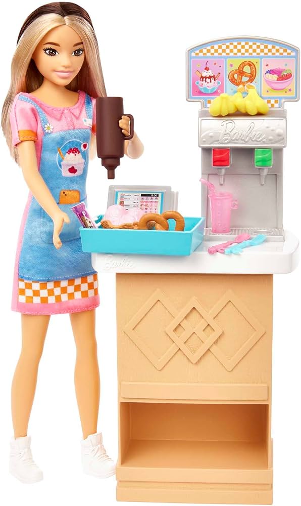 Barbie Skipper First Jobs Snack Bar Doll & Playset