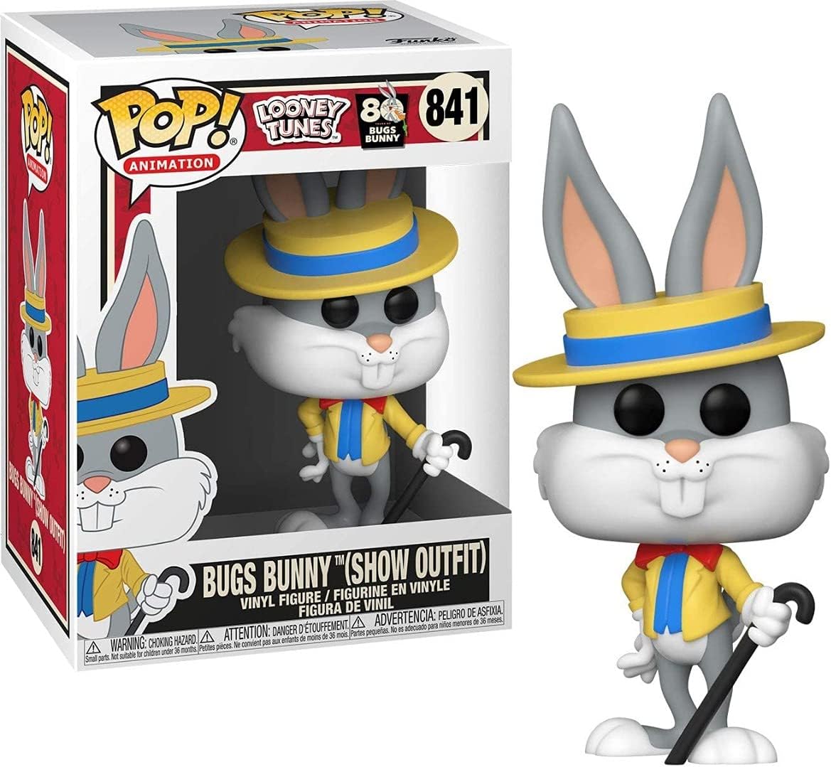Funko ー Figurine Looney Toons ー Gossamer Speciality Month Pop 10cm ー 088969 Looney Tunes: Bugs Bunny in Show Outfit Funko POP! Vinyl
