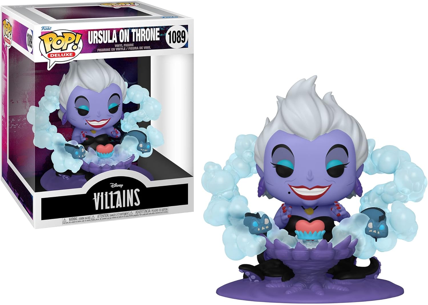 The Little Mermaid: Ursula on Throne Deluxe Funko POP! Vinyl