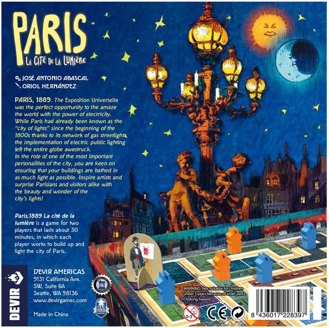 Paris: La Cité de la Lumière Board Game
