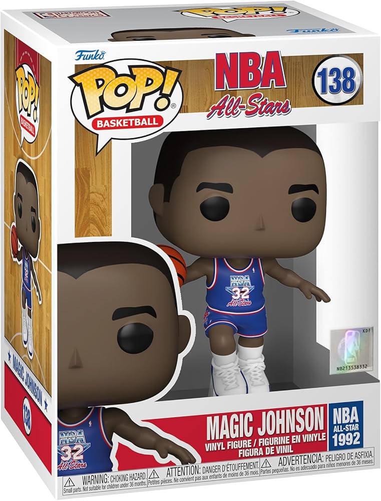NBA All-Stars: Magic Johnson 1992 Funko Pop! Vinyl #138