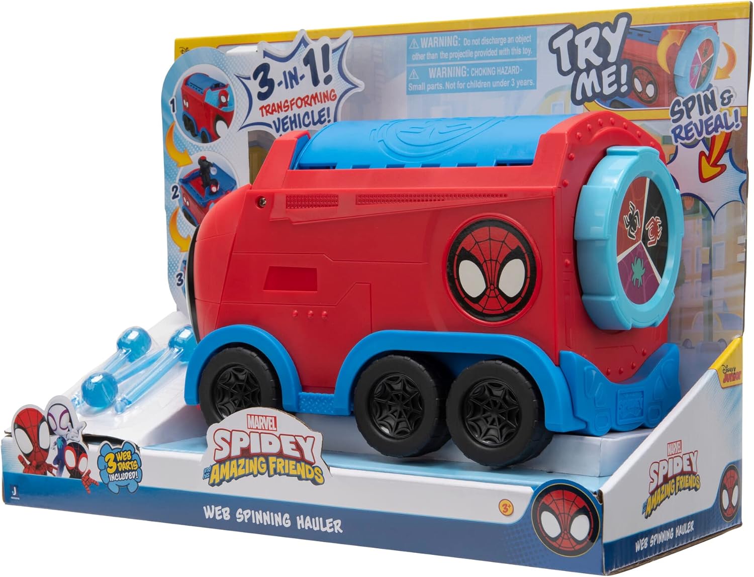Spidey and his Amazing Friends: Web Spinning Hauler Vehicle