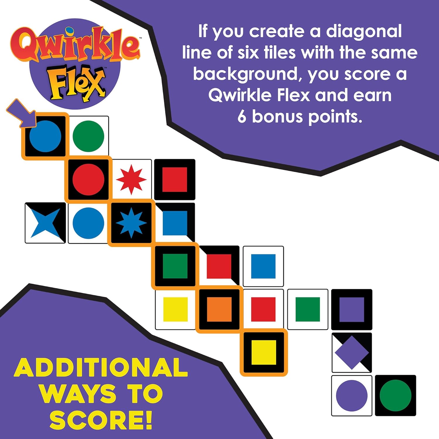 Qwirkle Flex Board Game