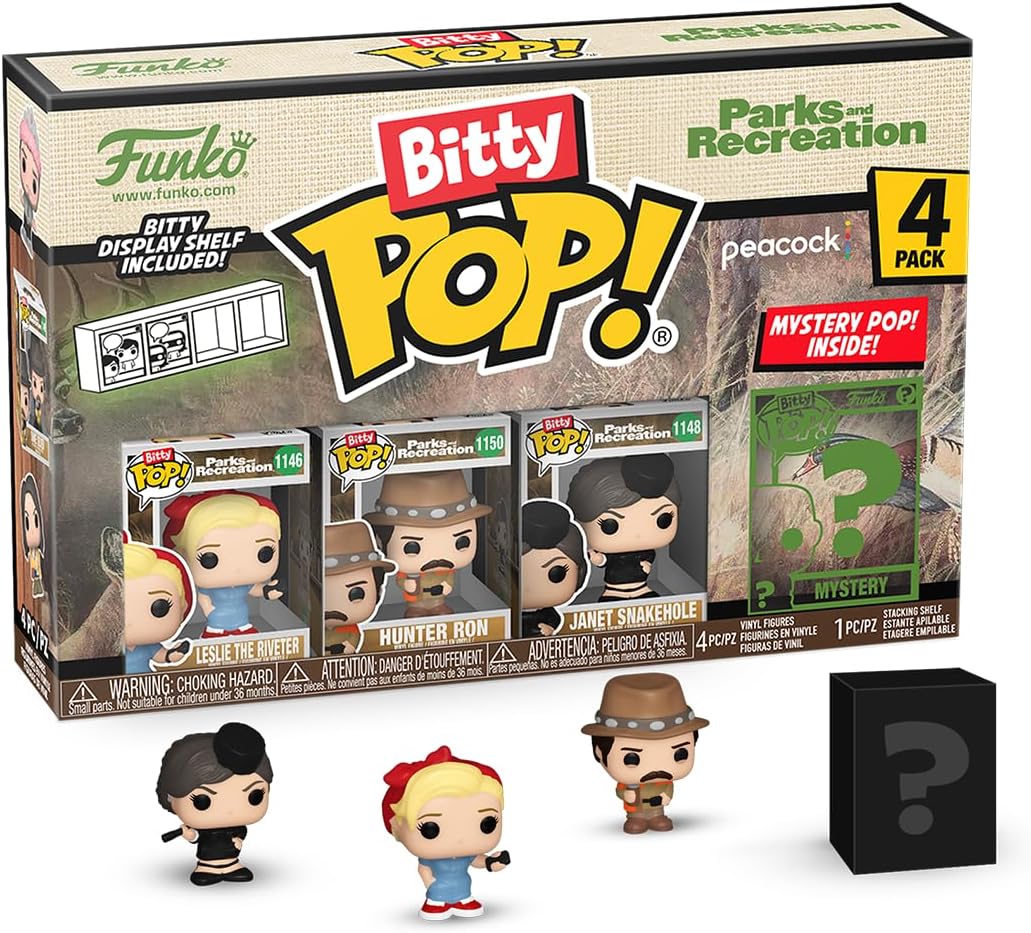 Parks and Recreation Funko Bitty POP! 4-Pack Series 3