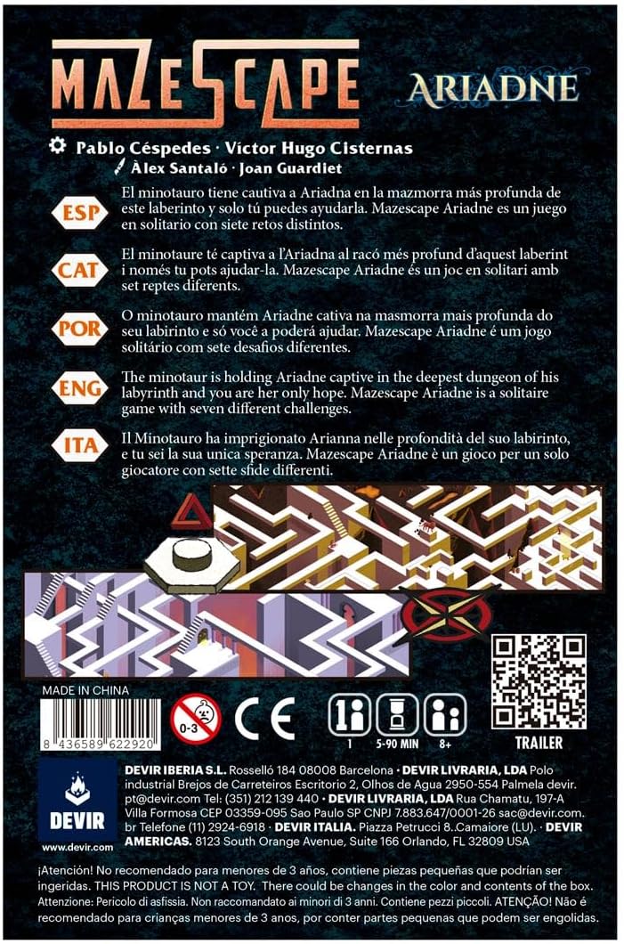 Mazescape: Ariadne Card Game
