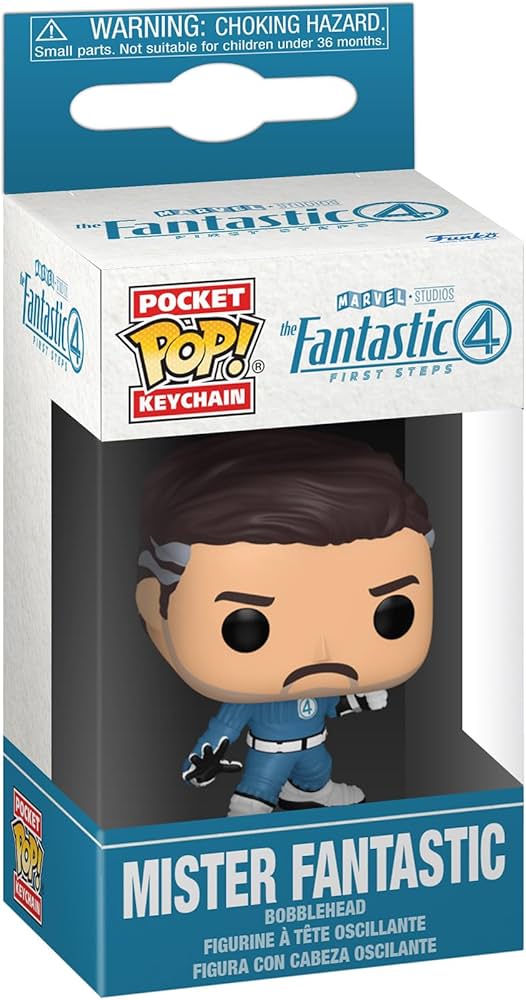 Marvel: Fantastic 4 First Steps - Mister Fantastic Funko POP! Keychain