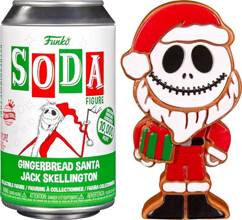 Funko Vinyl Soda: Nightmare Before Christmas - Gingerbread Santa Jack Skellington