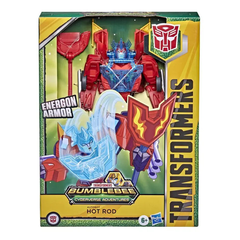 Transformers Bumblebee Cyberverse Adventures Dinobots Unite: Hot Rod Figure