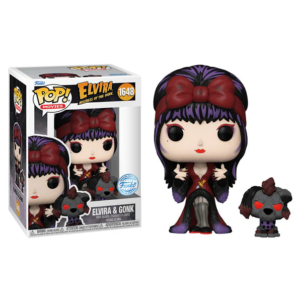 Elvira Mistress of the Dark: Elvira & Gonk Funko POP! Vinyl