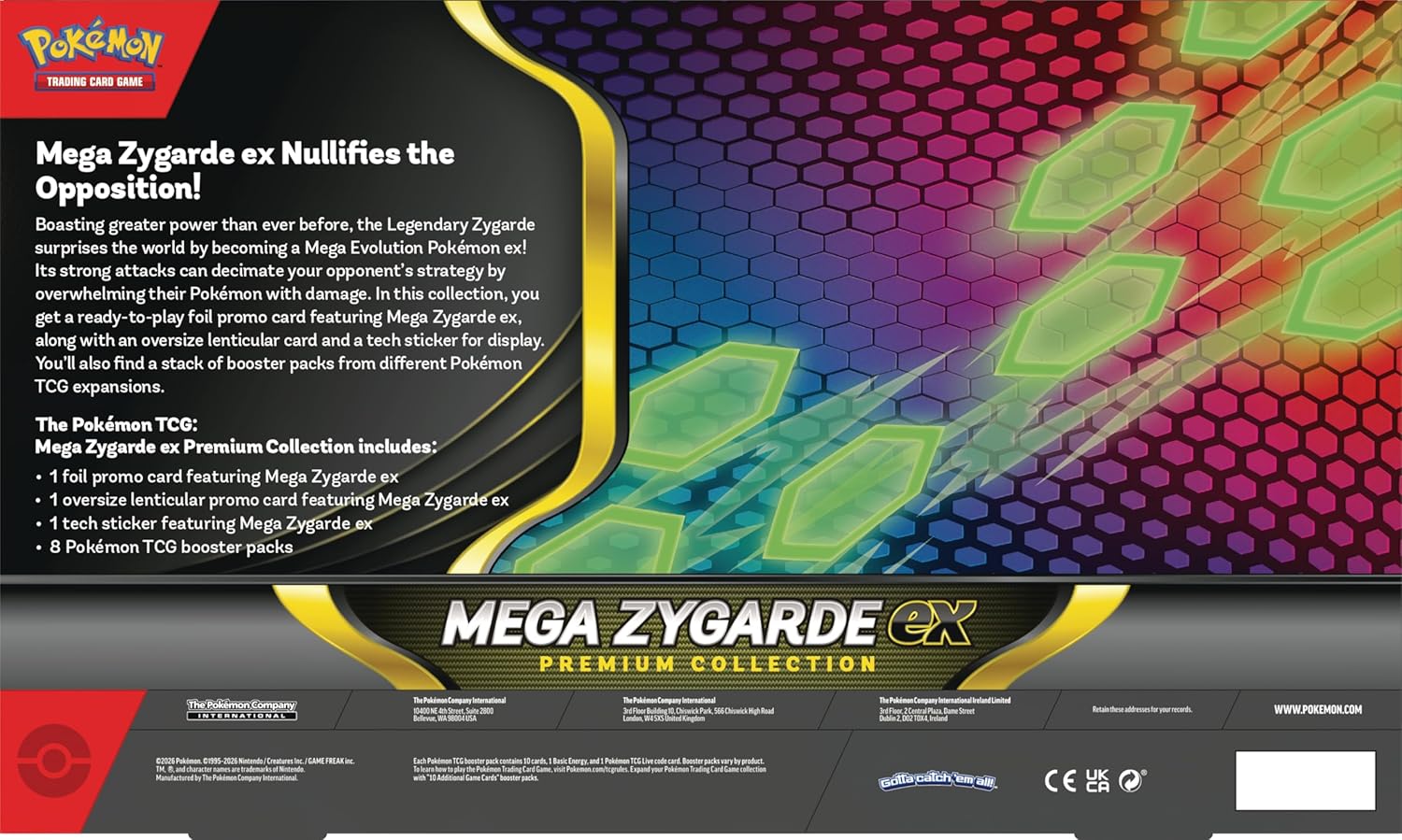 Pokemon TCG: Mega Zygarde Ex Premium Collection