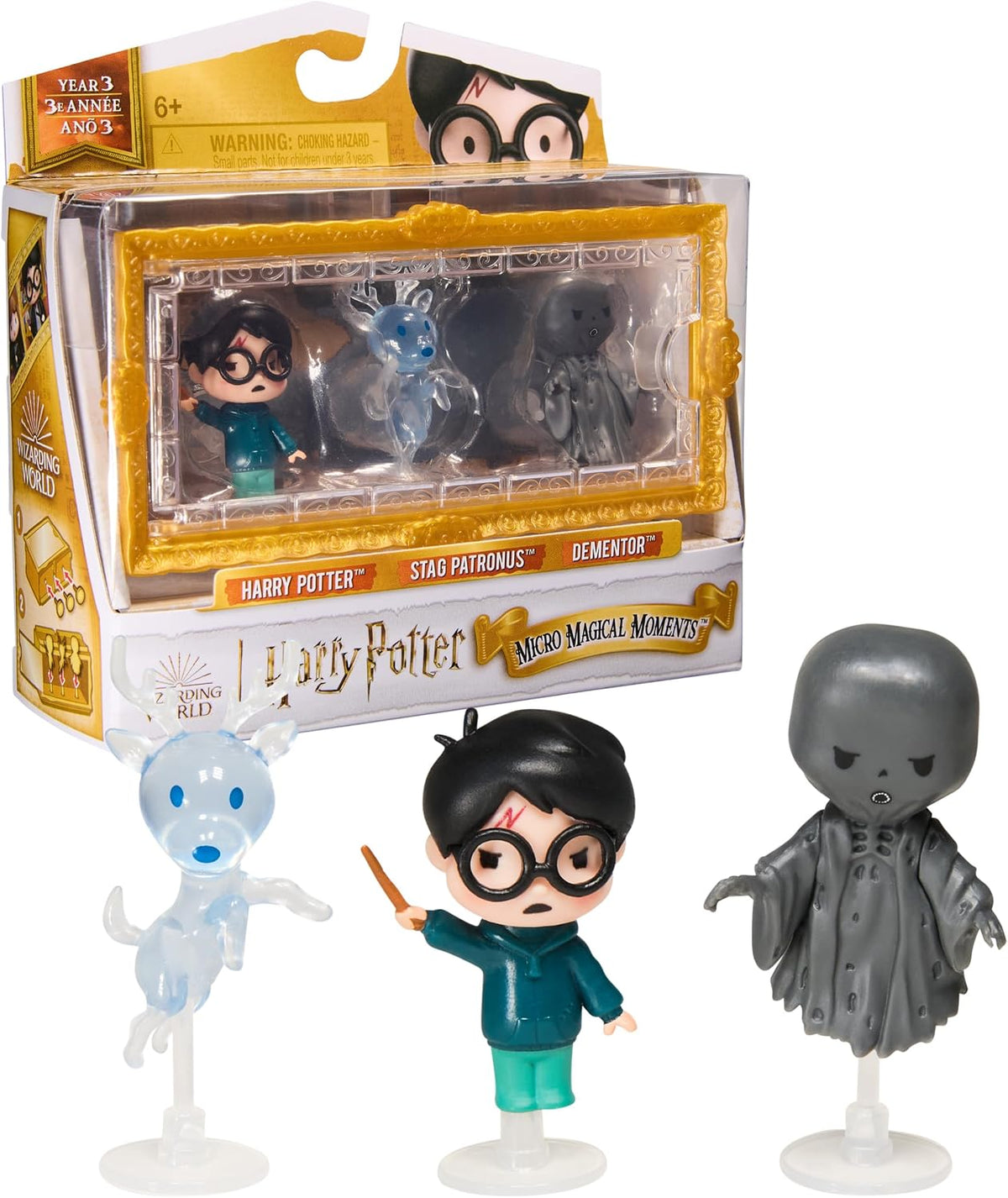 Harry Potter Micro Magical Moments – Harry, Stag Patronus & Dementor Set