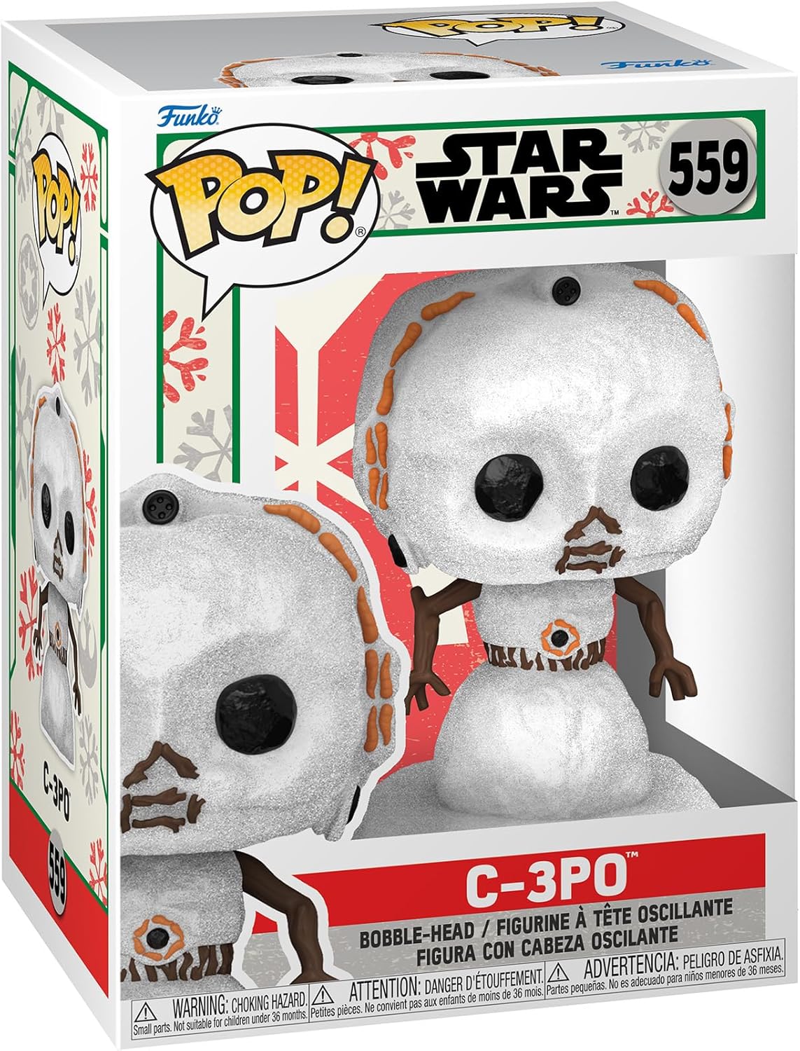 Star Wars: Holiday C-3PO (Snowman) Funko POP! Vinyl