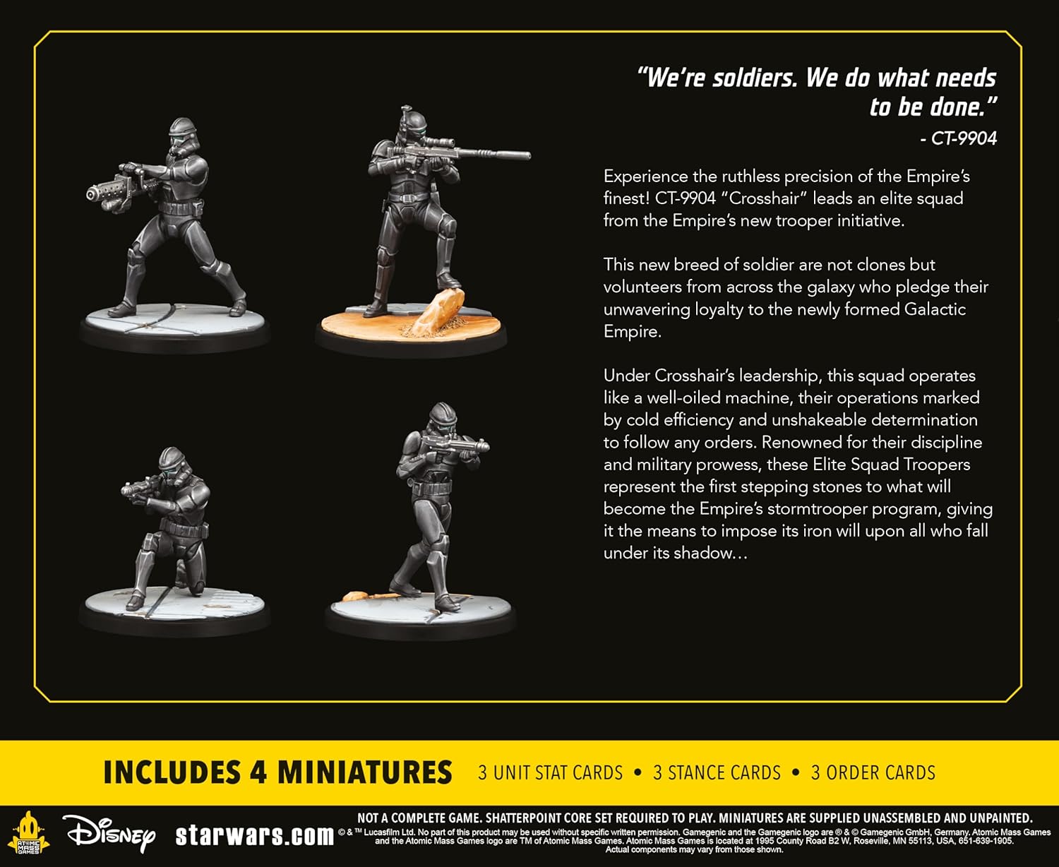 Star Wars Shatterpoint: Good Soldiers Follow Orders Squad Pack