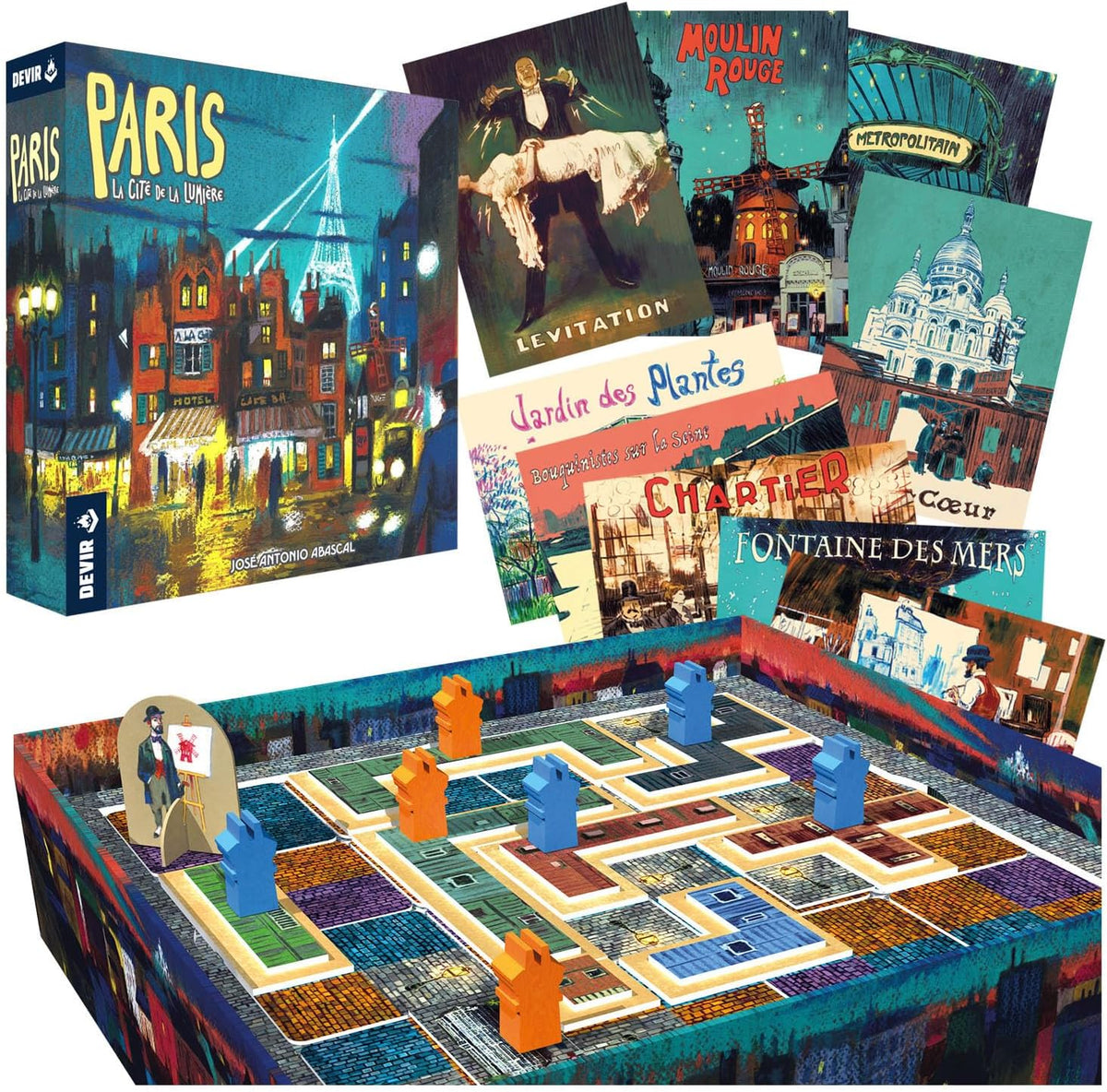 Paris: La Cité de la Lumière Board Game