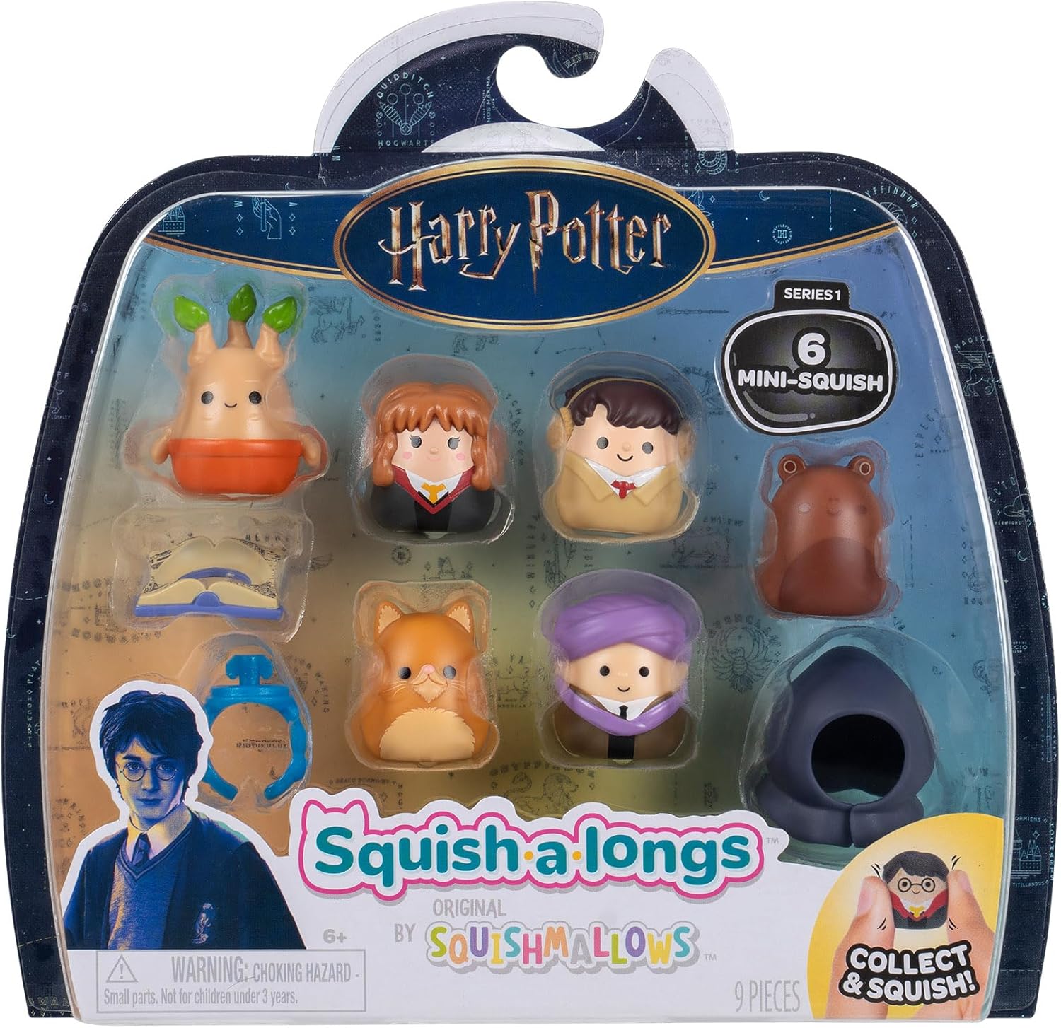 Squish-A-Longs Harry Potter 6 Pack (Series 1, Style 1)