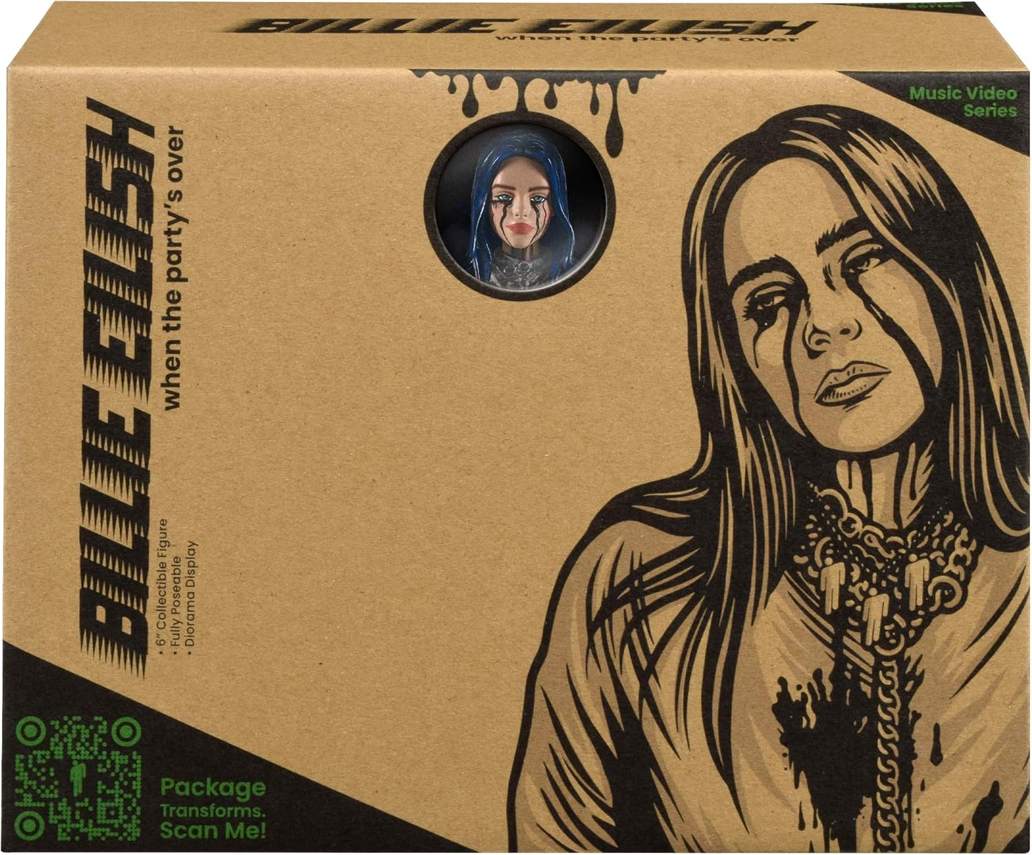 Billie Eilish: When The Party's Over 6" Collectible Figure