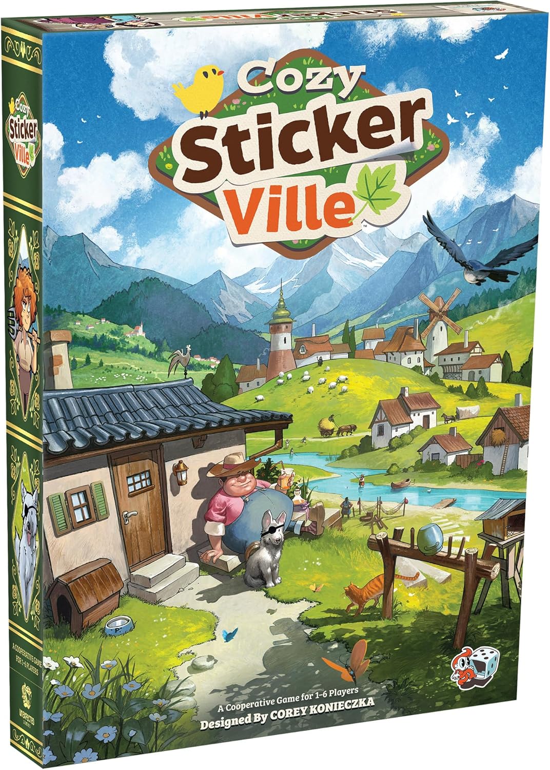 Cozy Stickerville Board Game
