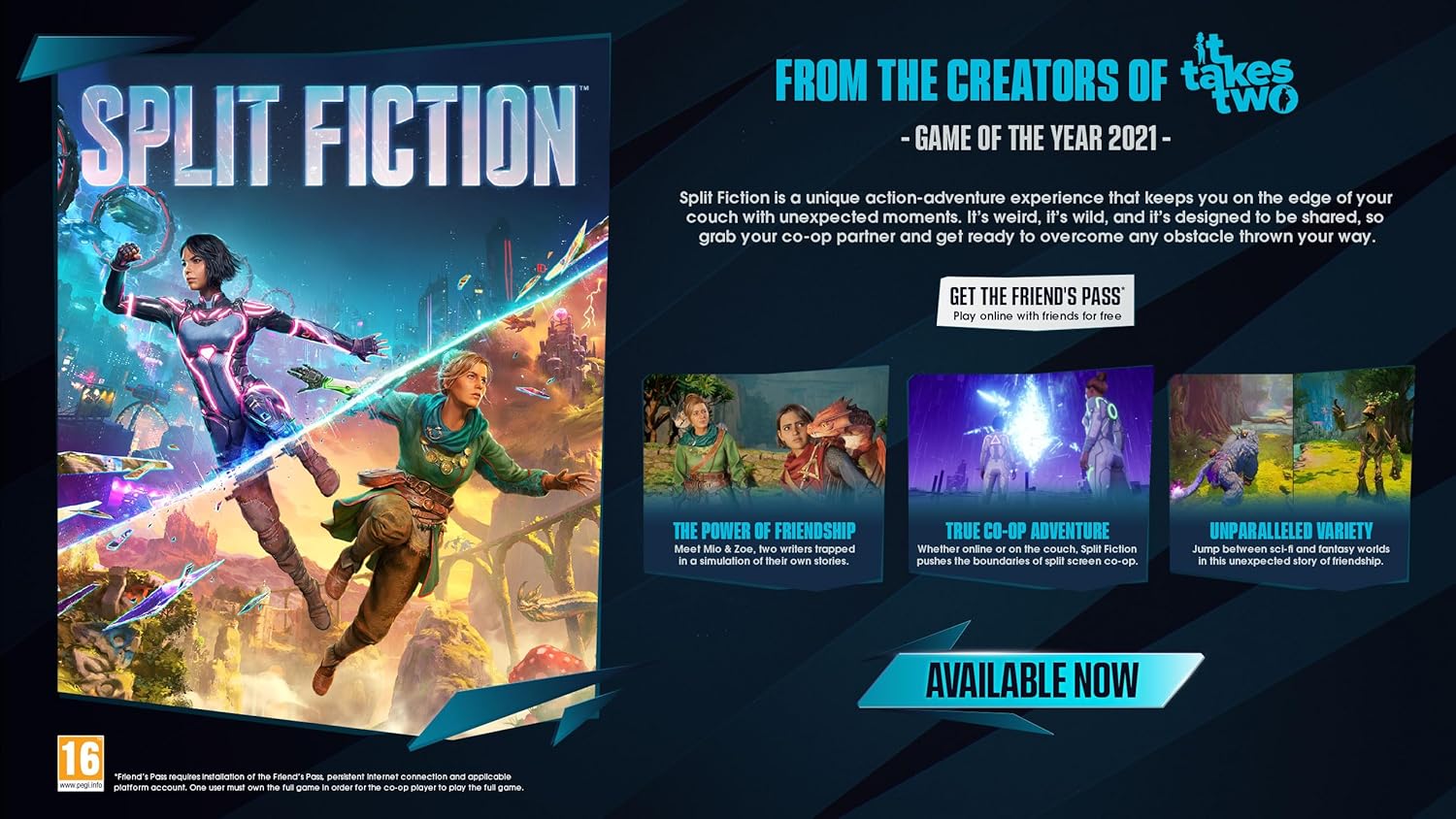 Split Fiction - Nintendo Switch 2 (Code in a box)