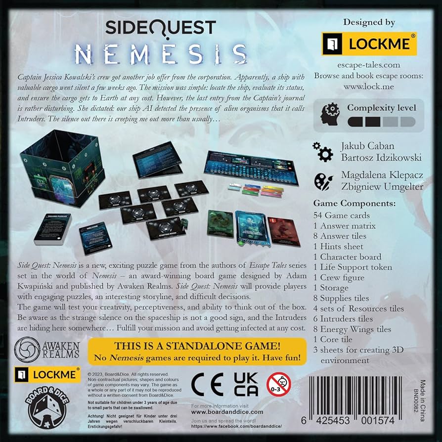 Side Quest: Nemesis Board Game