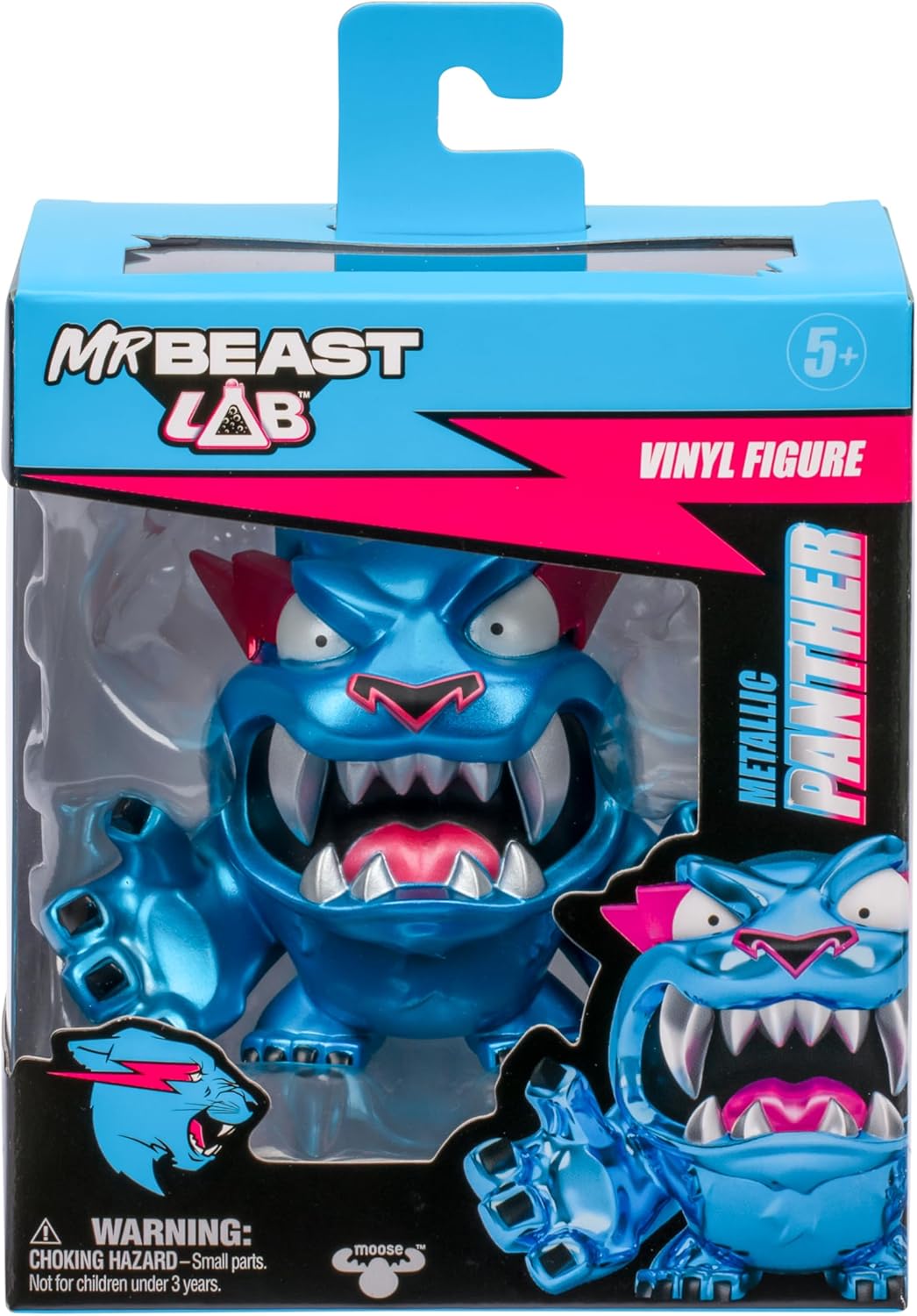 Mr Beast Lab Metallic Panther Figure