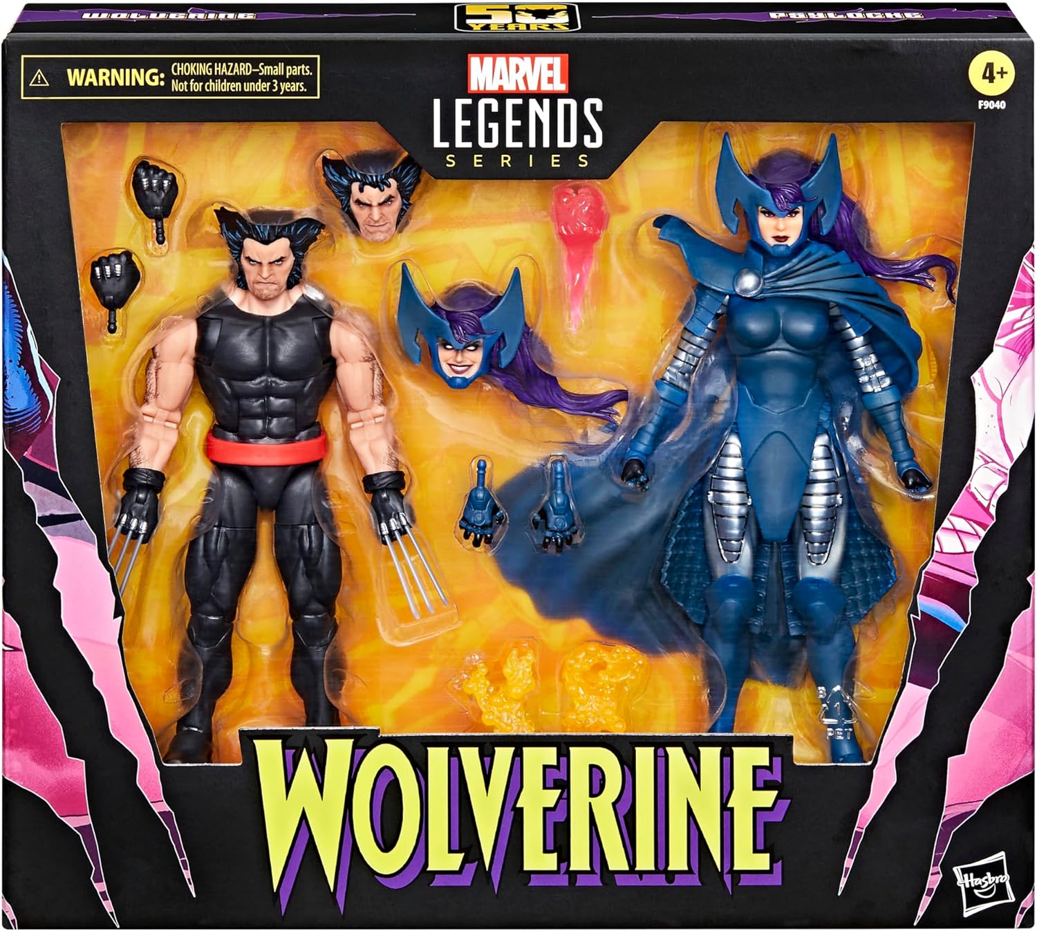 Marvel Legends Series: Wolverine & Psylocke 2-Pack