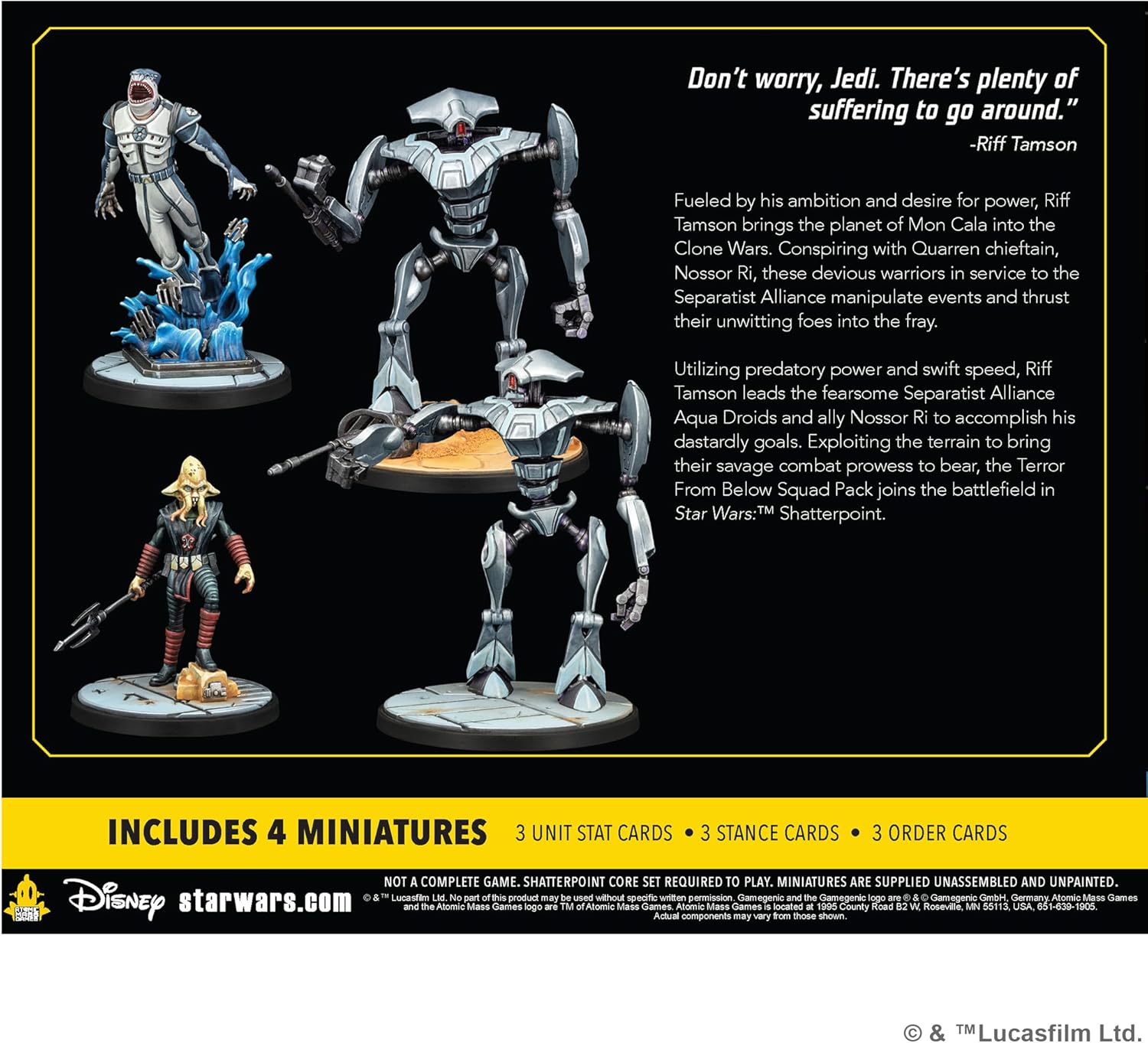 Star Wars Shatterpoint: Terror from Below Squad Pack
