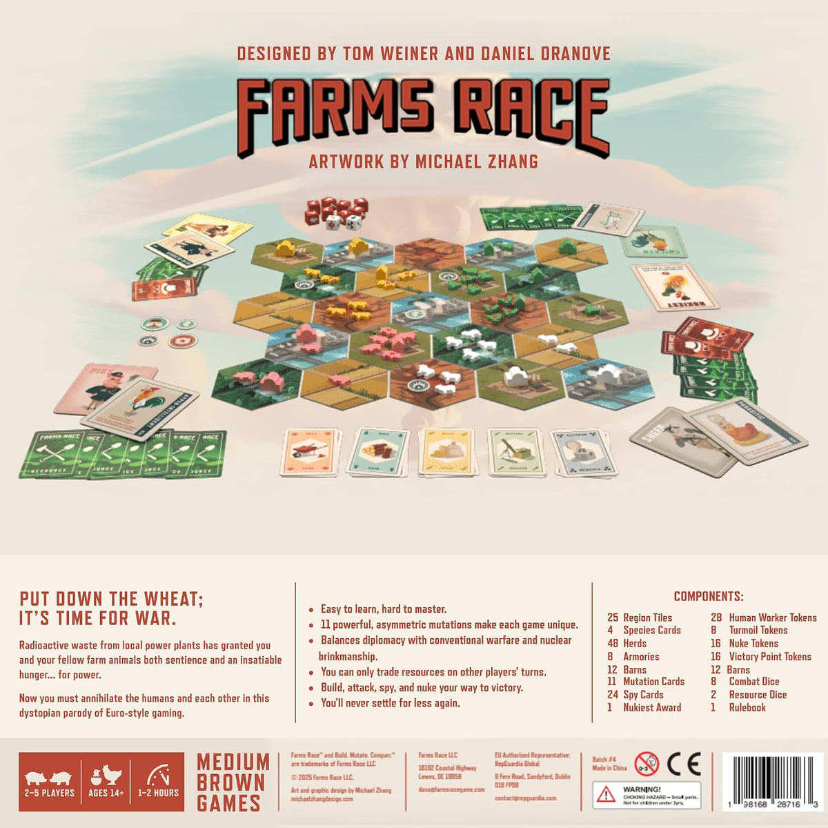 Farms Race Board Game