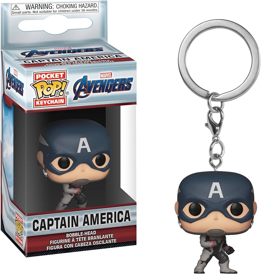 Avengers Endgame: Captain America Funko Pocket Pop! Keychain