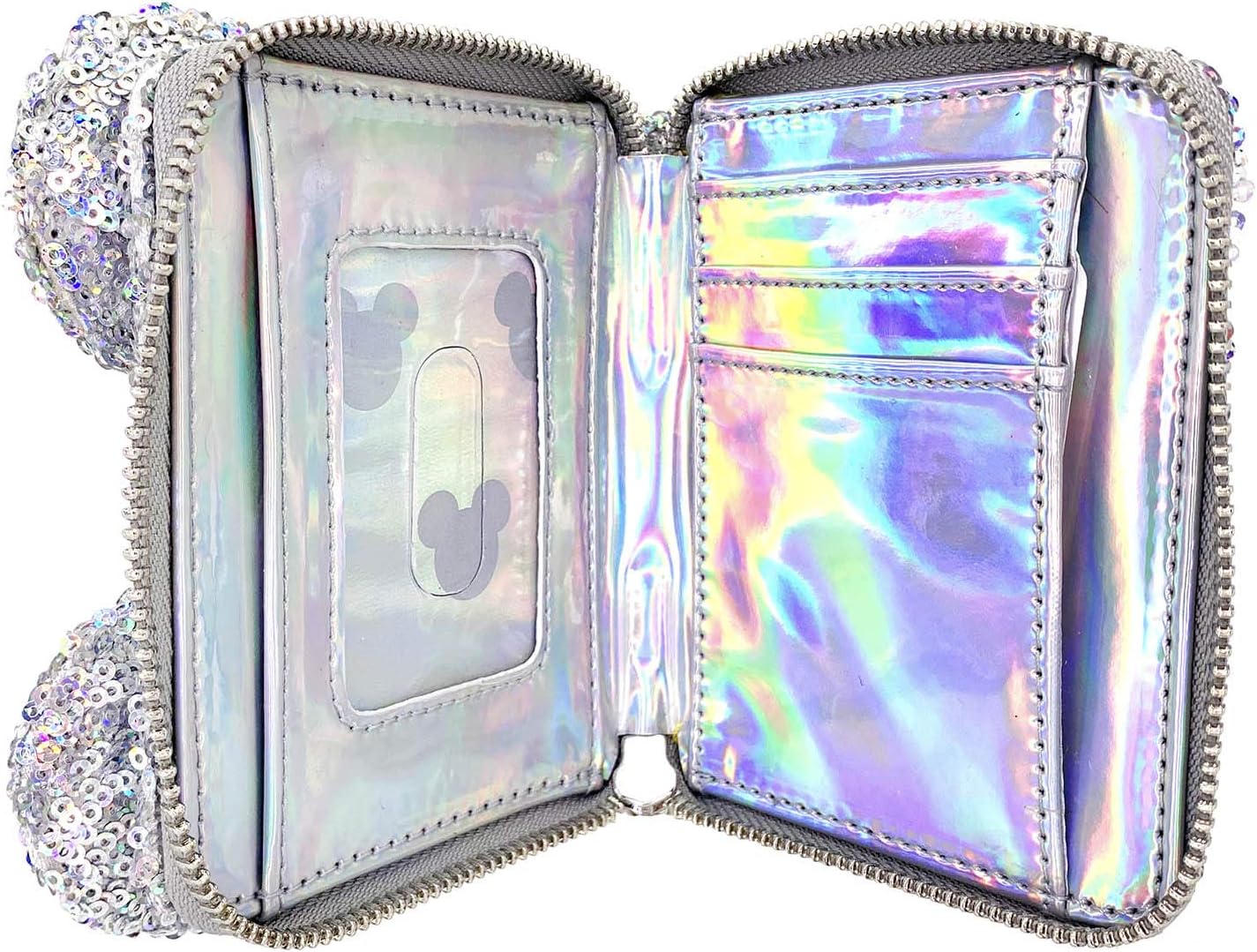 Loungefly x Disney: Holographic Sequin Minnie Mouse Wallet