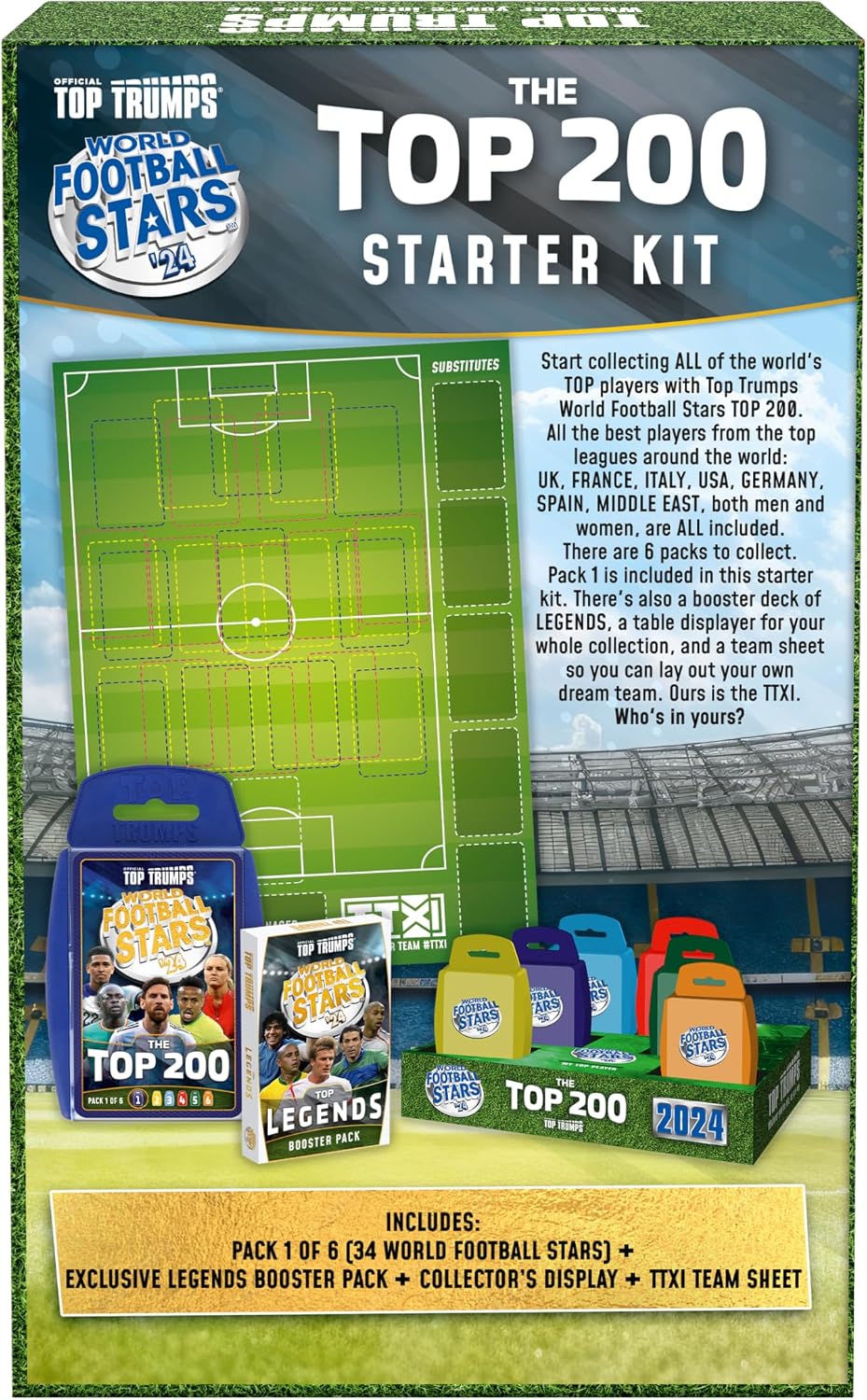Top Trumps World Football Stars Top 200 Starter Kit