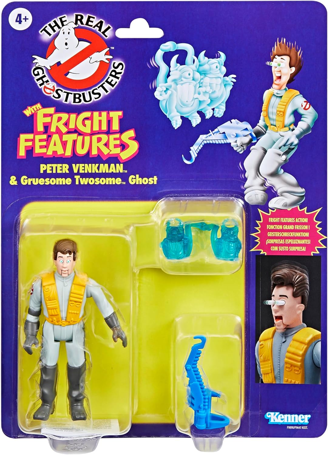 The Real Ghostbusters Fright Features: Peter Venkman & Gruesome Twosome Ghost 5" Figure