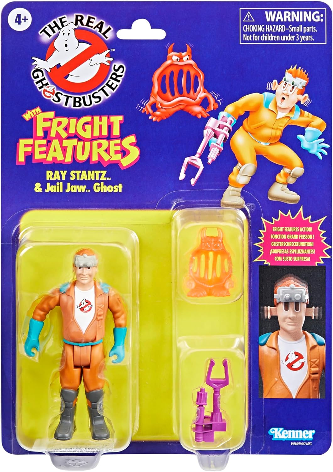 The Real Ghostbusters Fright Features: Ray Stantz & Jail Jaw Ghost 5" Figure