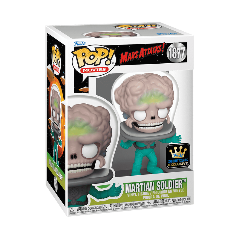 Mars Attacks: Martian Soldier (w/ Chase) Funko POP! Vinyl