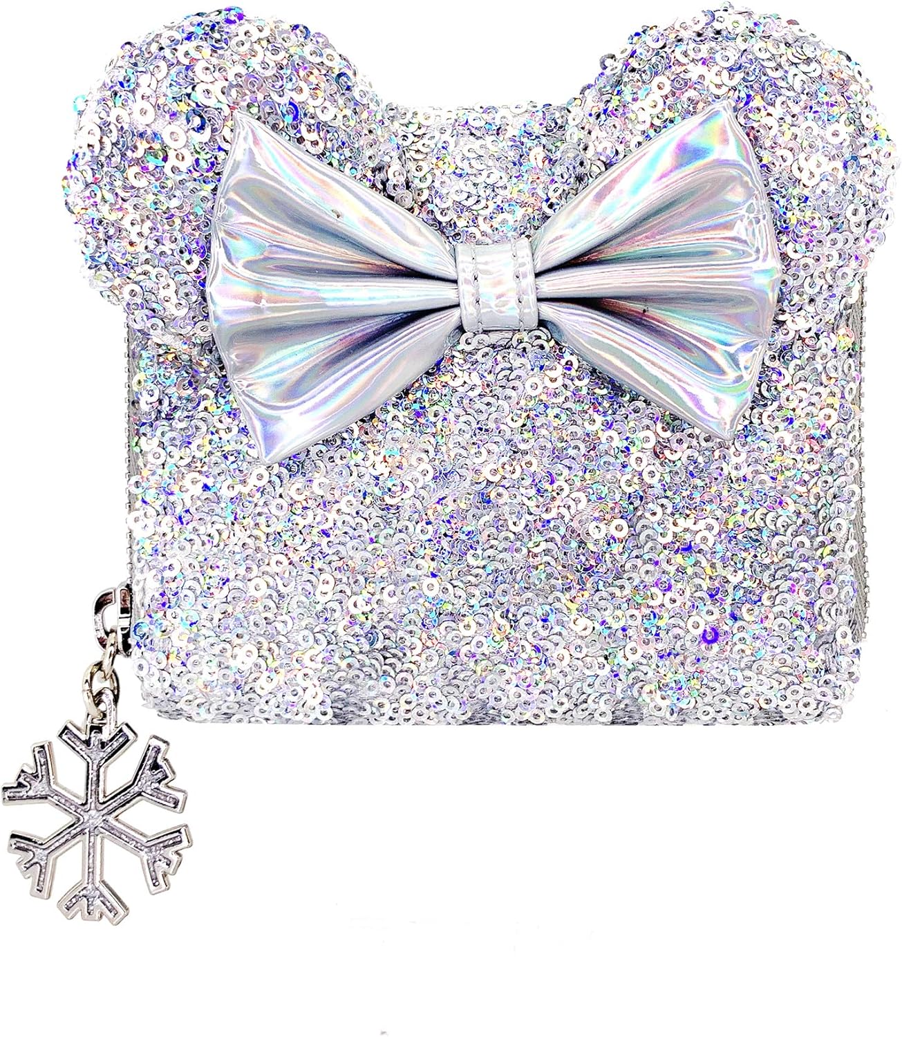 Loungefly x Disney: Holographic Sequin Minnie Mouse Wallet