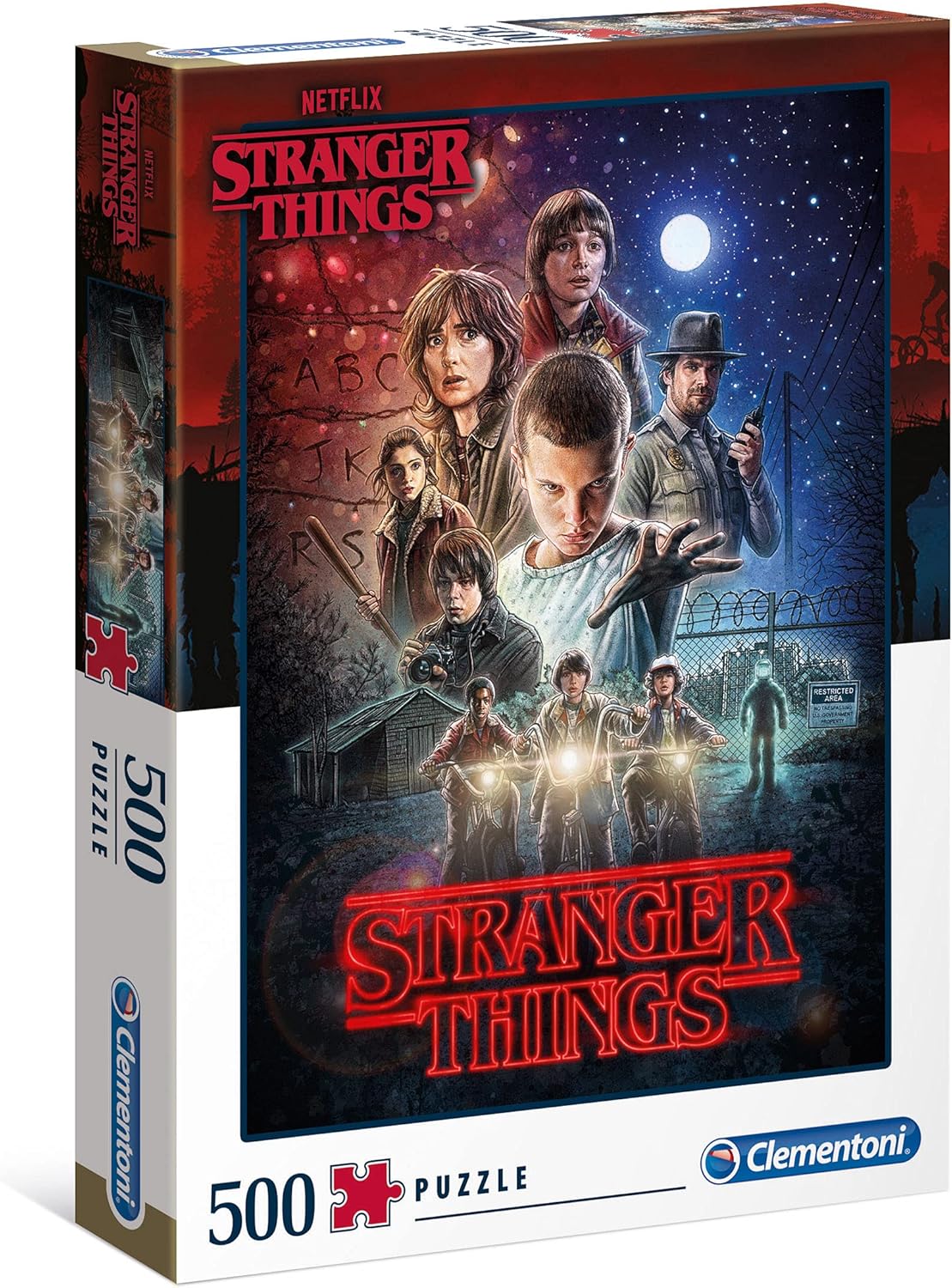 Clementoni - Stranger Things 500 Piece Jigsaw Puzzle