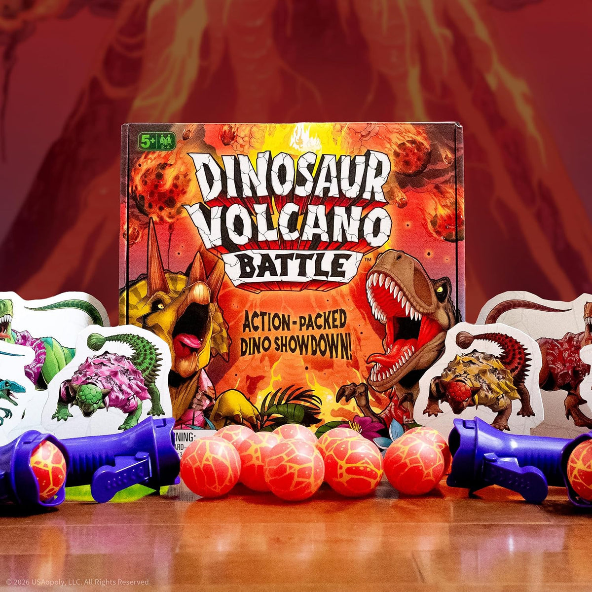 Dinosaur Volcano Battle