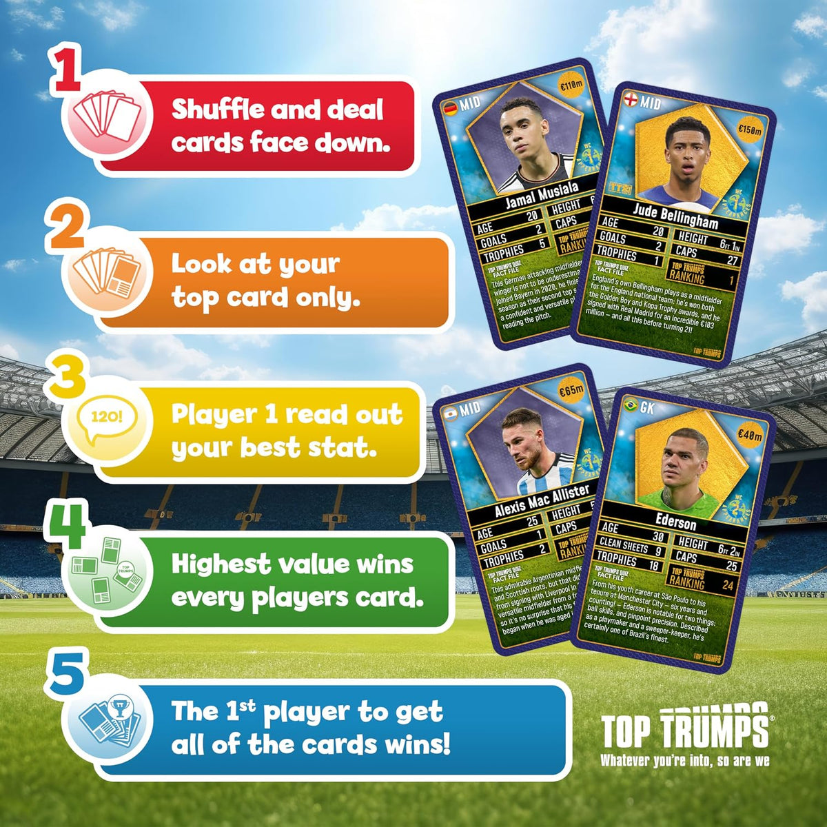 Top Trumps World Football Stars Top 200 Starter Kit