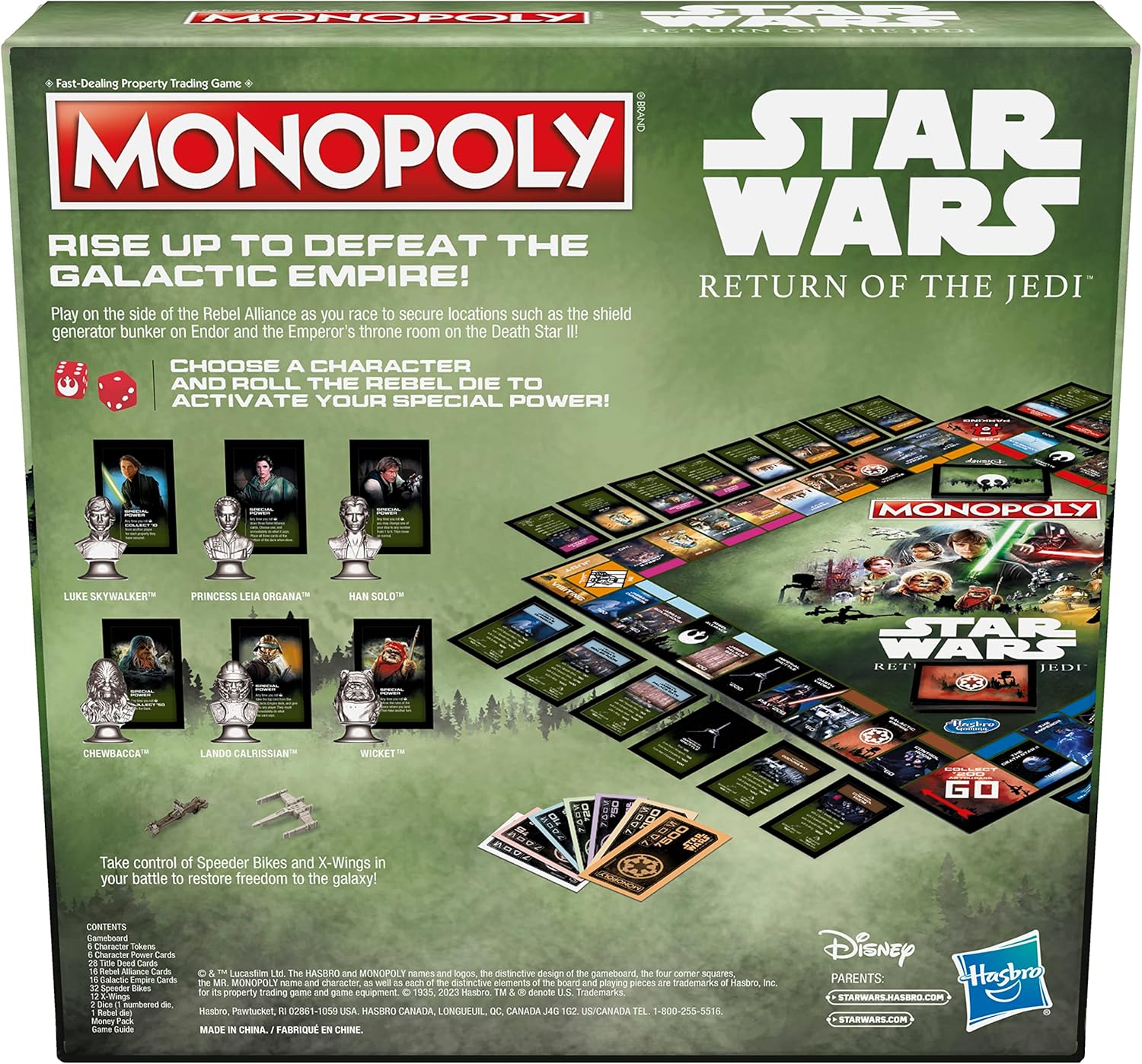Star Wars Return of the Jedi ボードゲーム Monopoly: Star Wars Return of the Jedi Edition Board Game